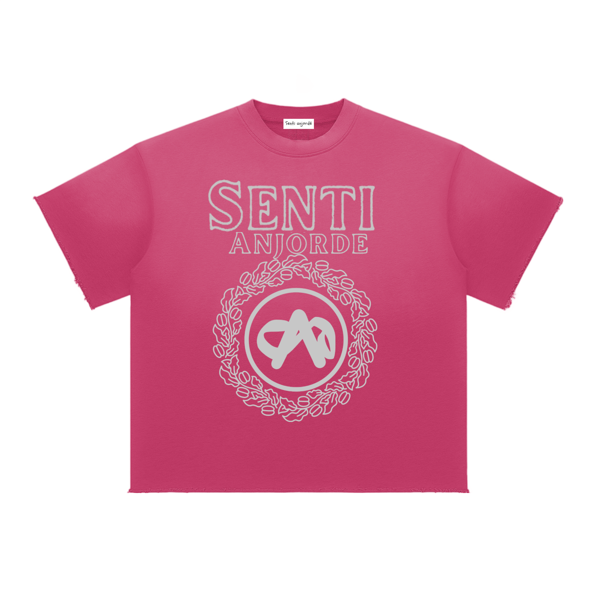 Senti Anjordé Sun Fade Raw Edge T-Shirt
