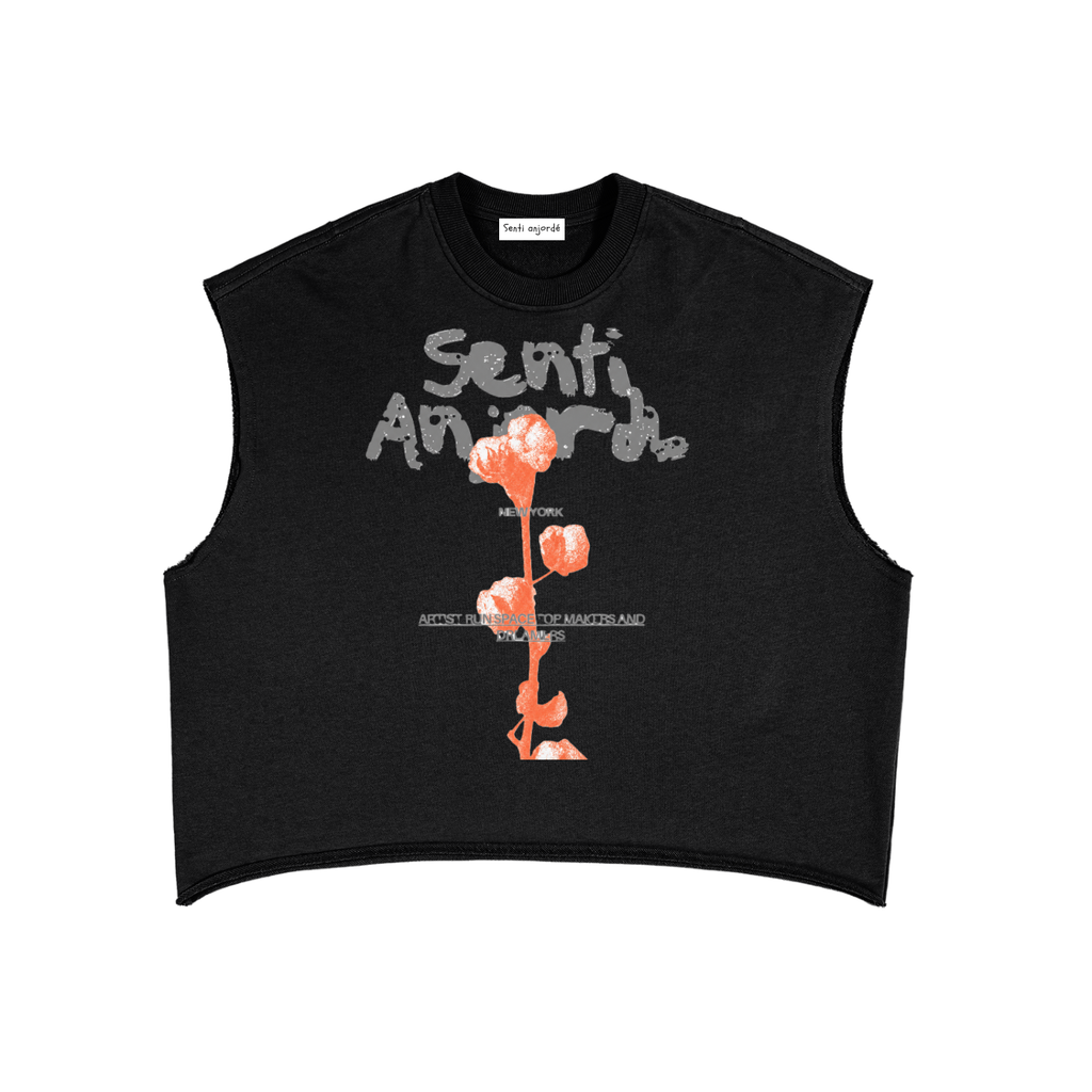 Senti Anjordé French Terry Boxy Tank Top
