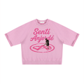 Senti Anjordé Vintage Wash Boxy Short Sleeve Sweatshirt