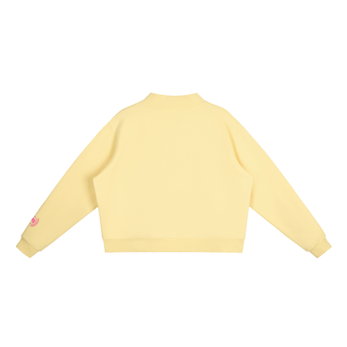 Senti Anjordé Essential Fleece Mock-Neck Crew Sweatshirt