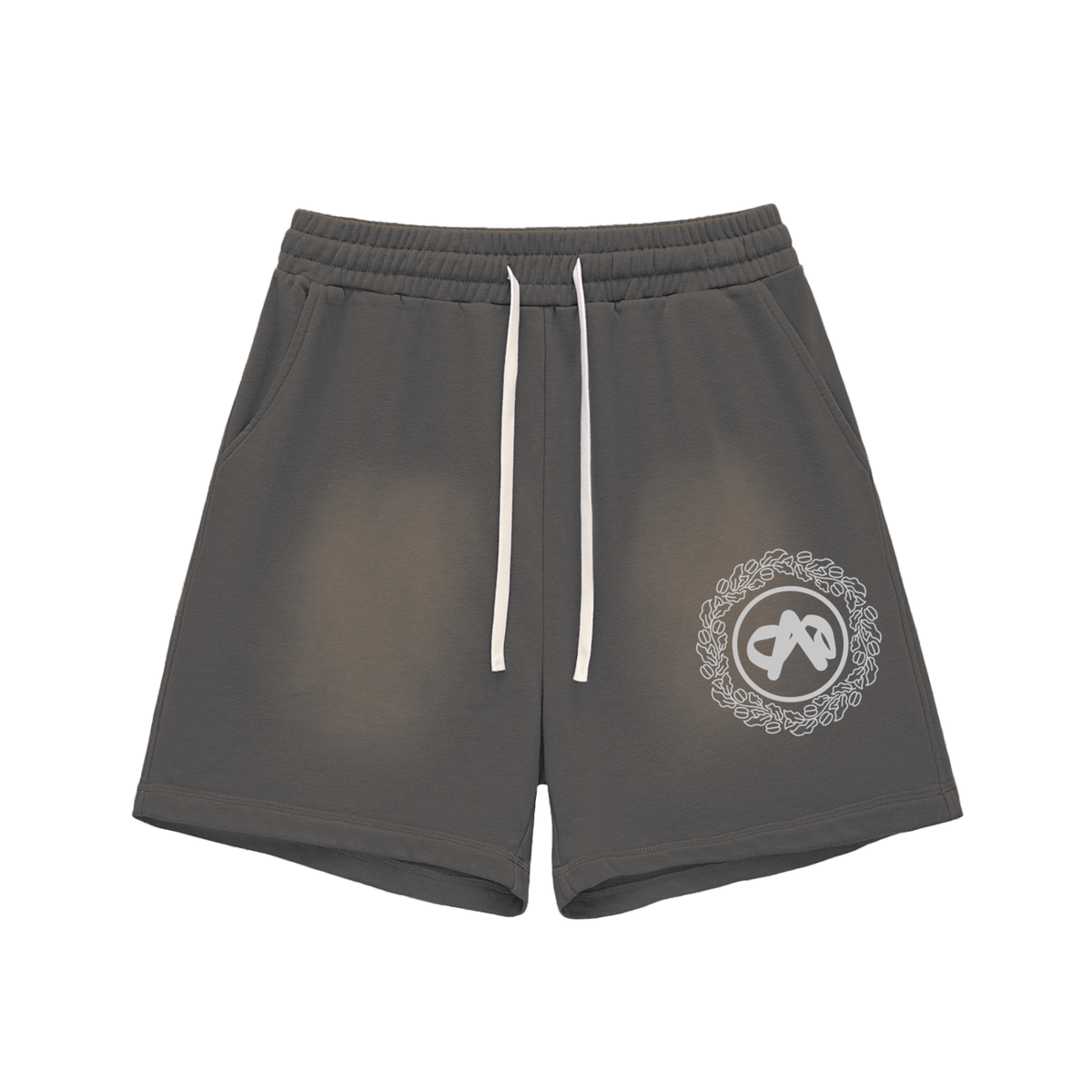 Senti Anjordé Sun Fade Raw Edge Cotton Shorts