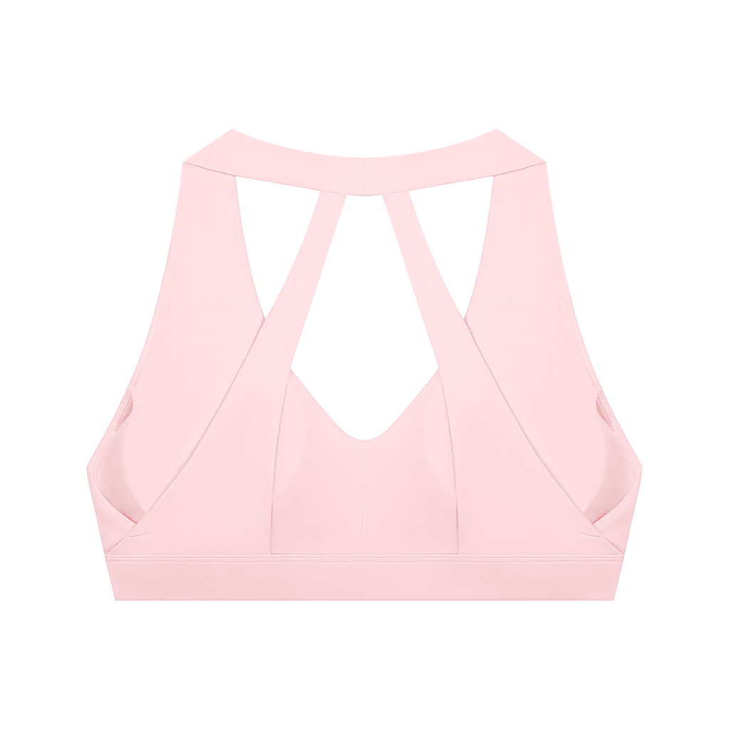Senti Anjordé Halter Cropped Sports Bra