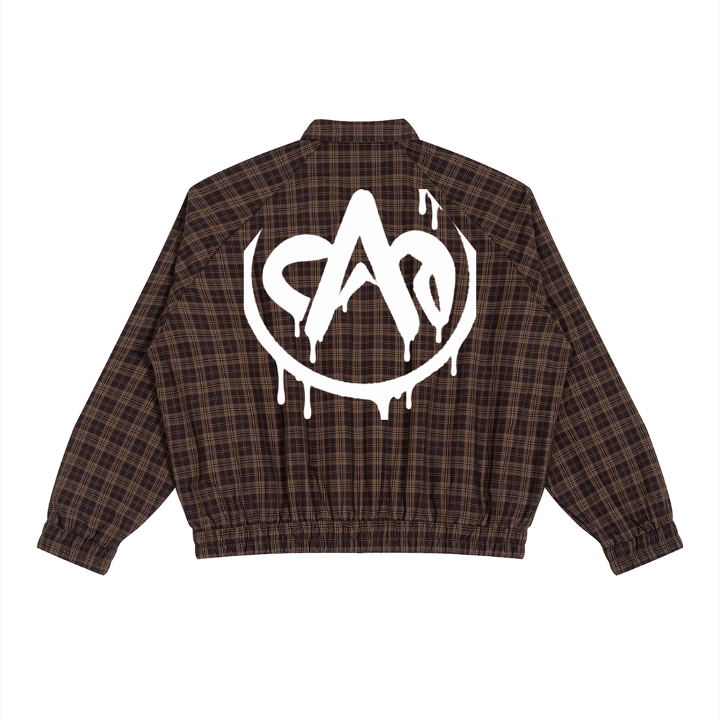 Senti Anjordé ‘Melting Plaid’ Track Jacket