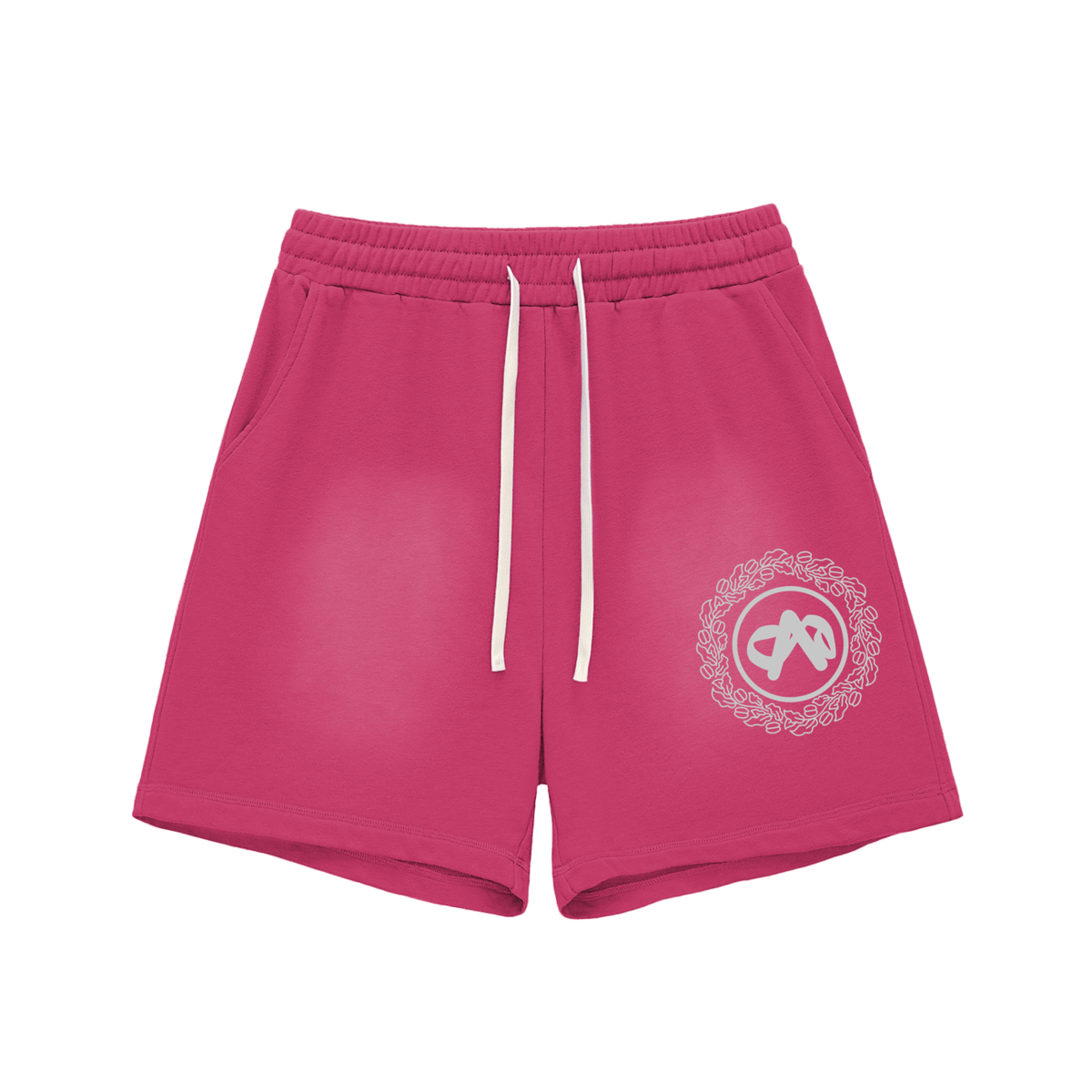Senti Anjordé Sun Fade Raw Edge Cotton Shorts