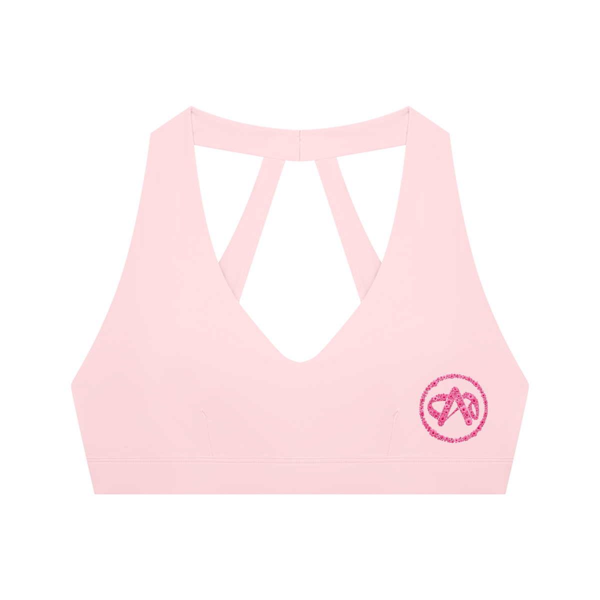 Senti Anjordé Halter Cropped Sports Bra