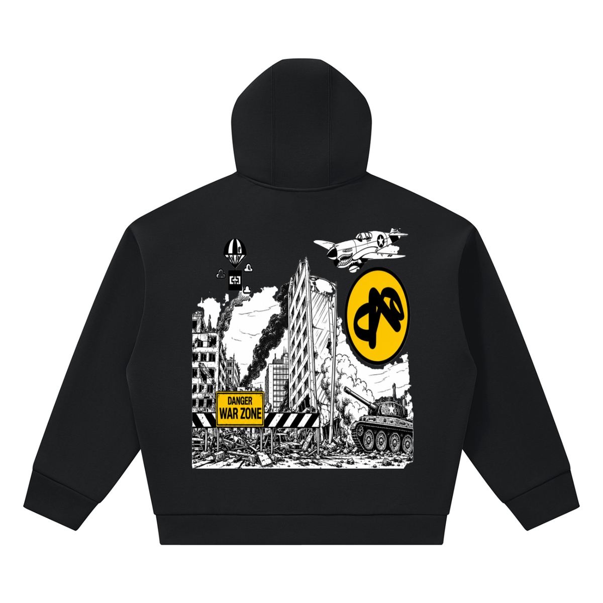 Senti Anjordé ‘Warzone’ Unisex Heavyweight Fleece Boxy Hoodie